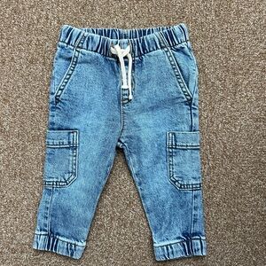 NWOT Cat & Jack Blue Elastic Waist Jeans